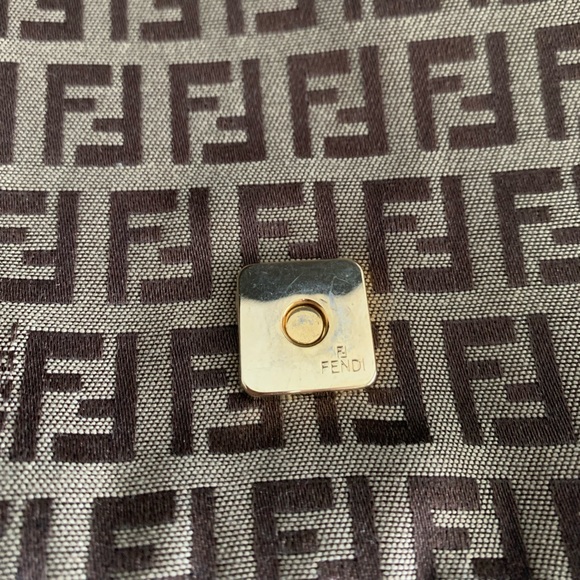 Vintage Fendi Zucca Mama Baguette Shoulder Bag - Picture 6 of 11